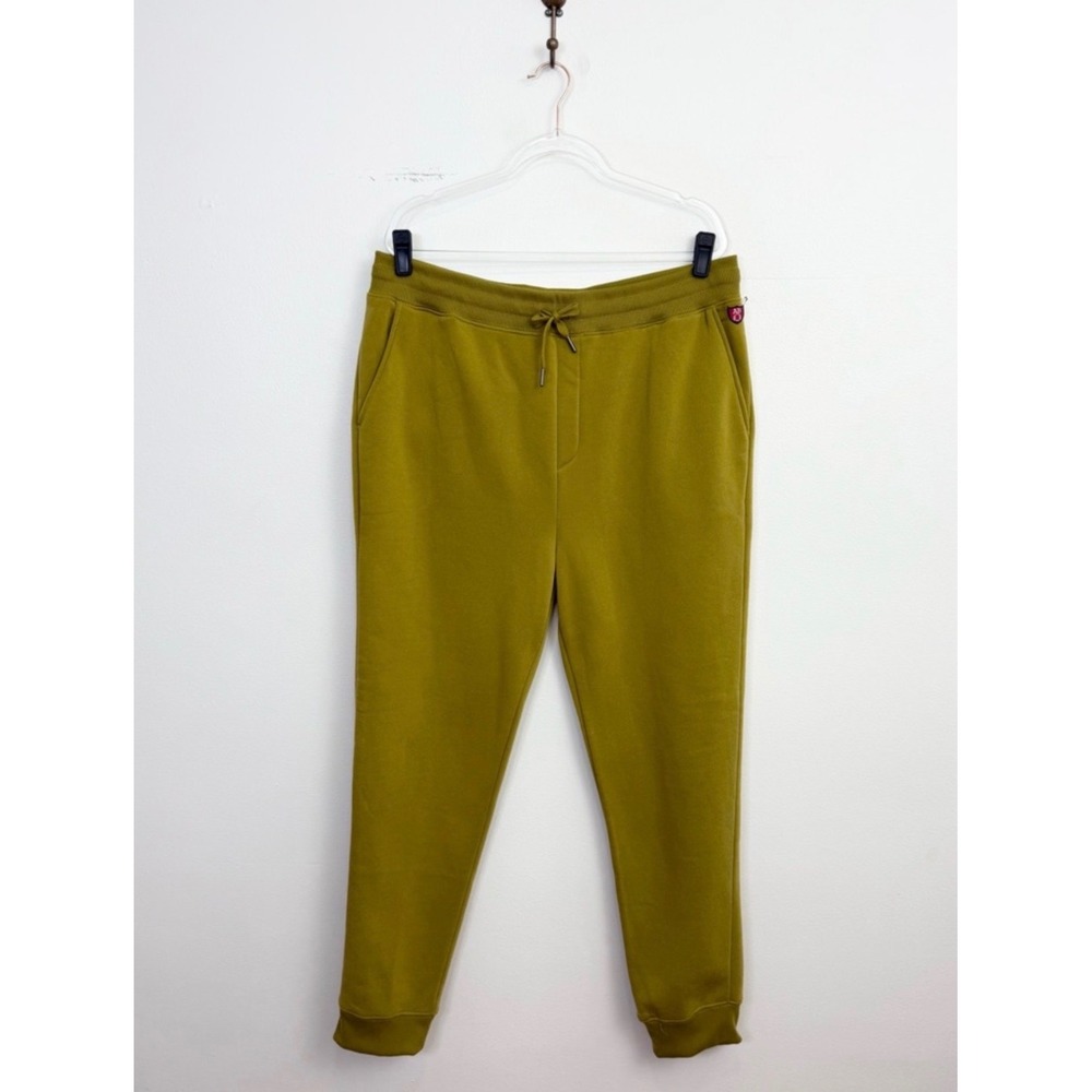 Arthur Beale Fleece Jogger Sweatpants Olive Green Size XL